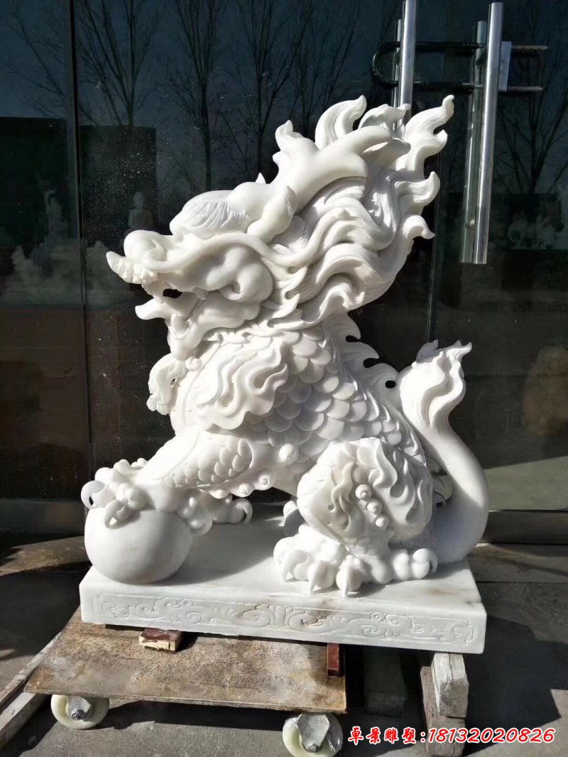 麒麟动物石雕 (4)