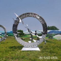 仿真广场圆环不锈钢
