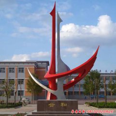 企业不锈钢雕塑