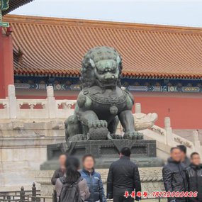 铜雕塑动物